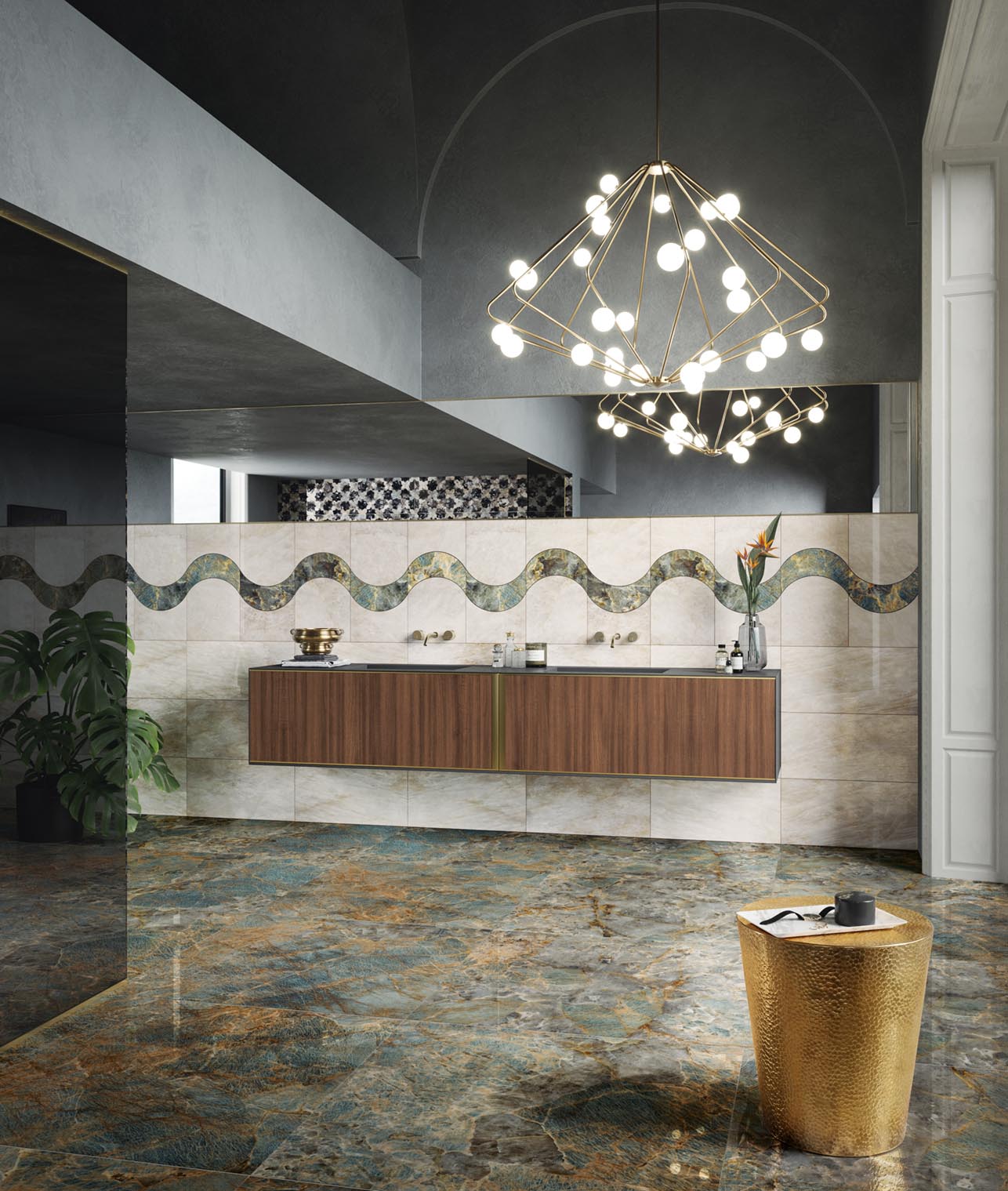 Ванная в стиле modern baroque от Piemme Ceramiche
