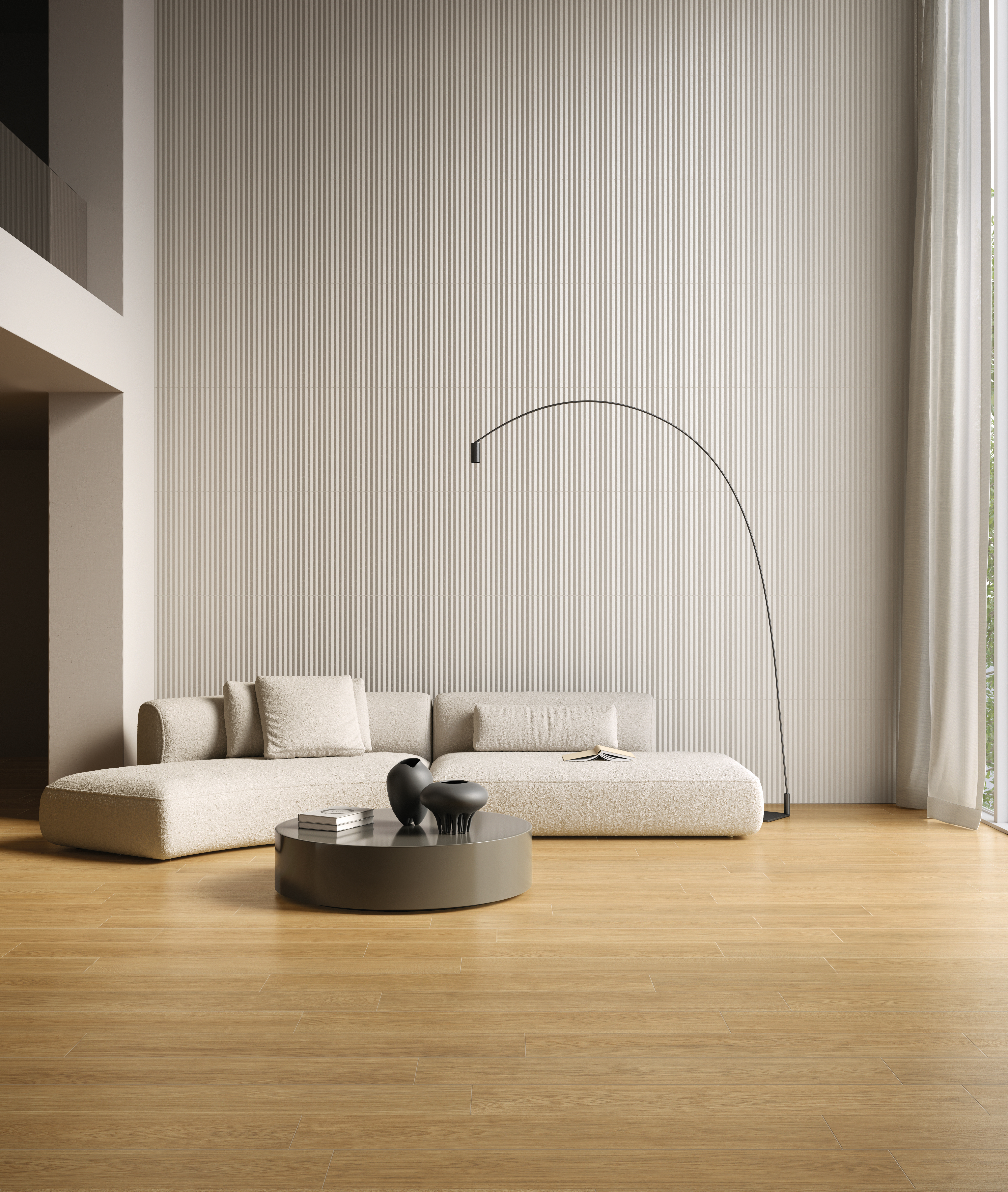 Гостиная в стиле Minimal-scandi от Piemme Ceramiche