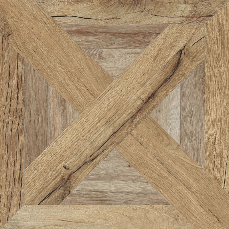 NORDIK WOOD PALACE BEIGE/GOLD ret 60X60