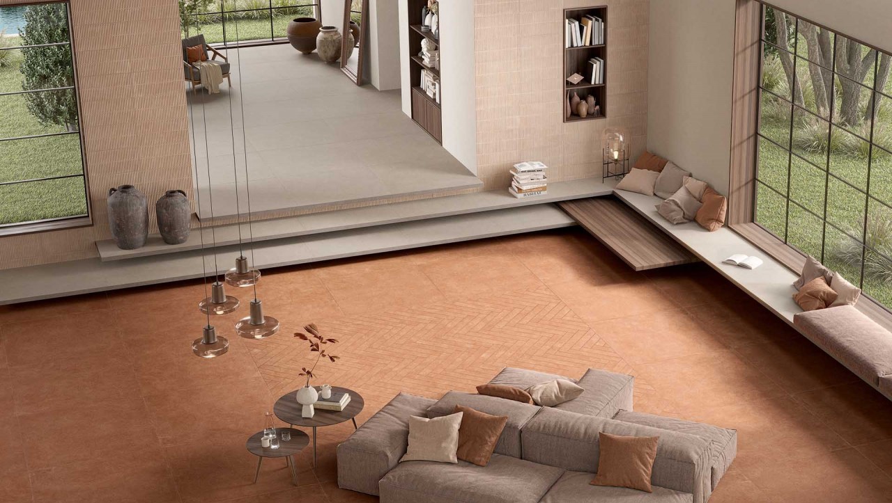 Гостиная в отделке от Piemme Ceramiche