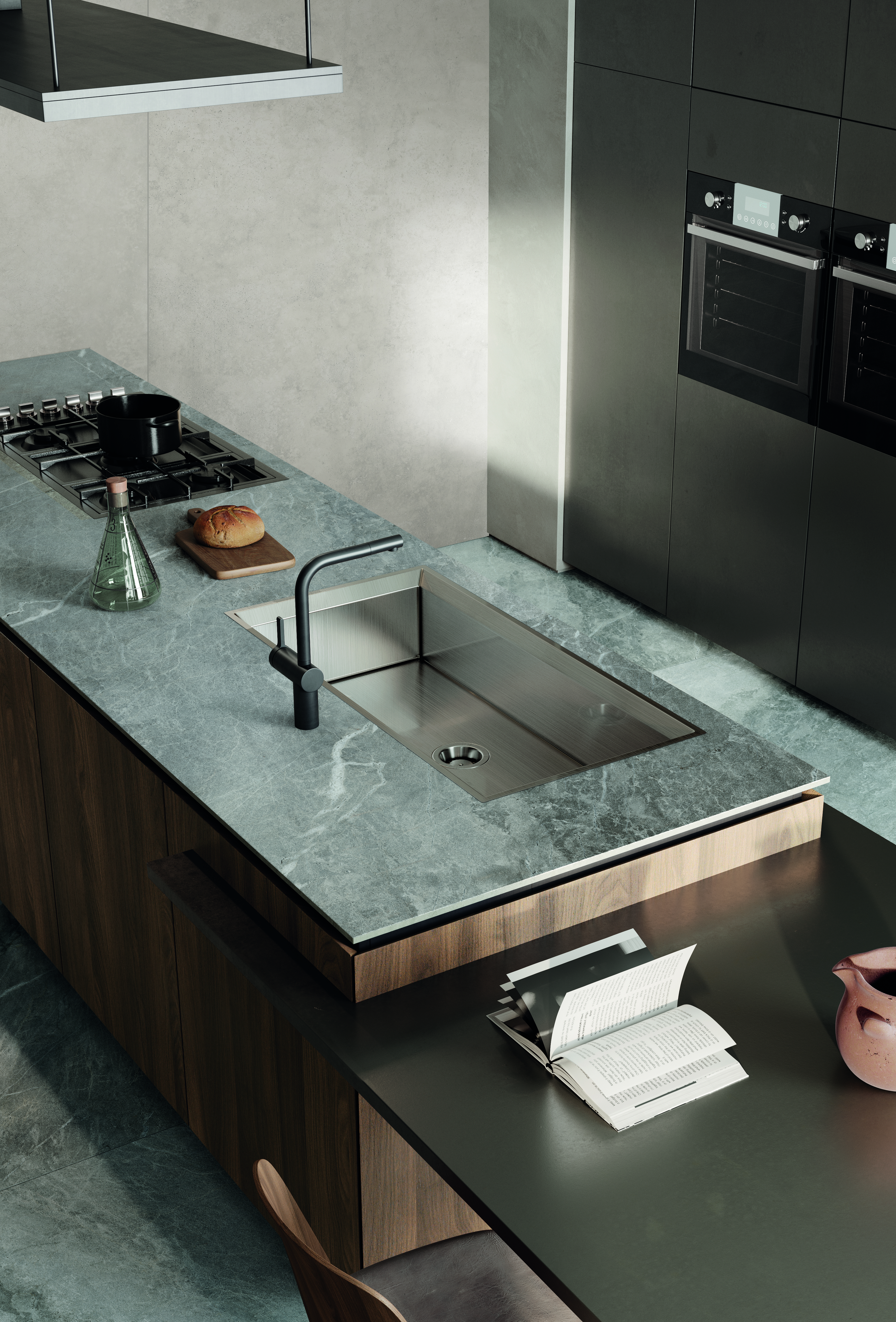 Кухня в стиле modern industrial minimalism от Flaviker