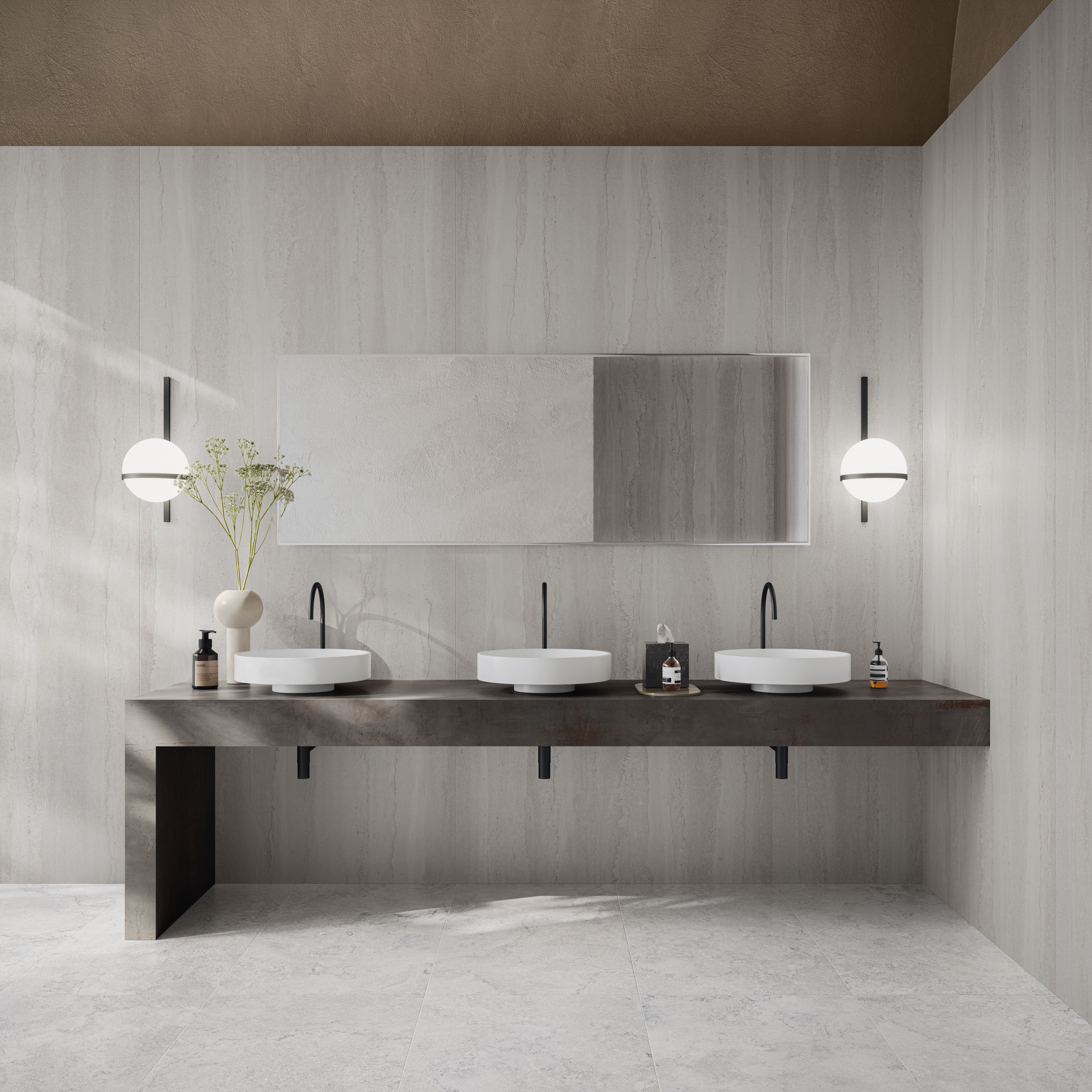 Ванная в стиле refined minimalism  от Flaviker