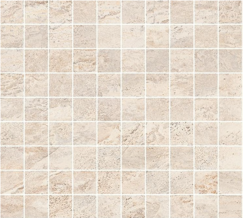DUST DOLOMITE 2,5X2,5 30X30 MosMOSAICO SU RETE