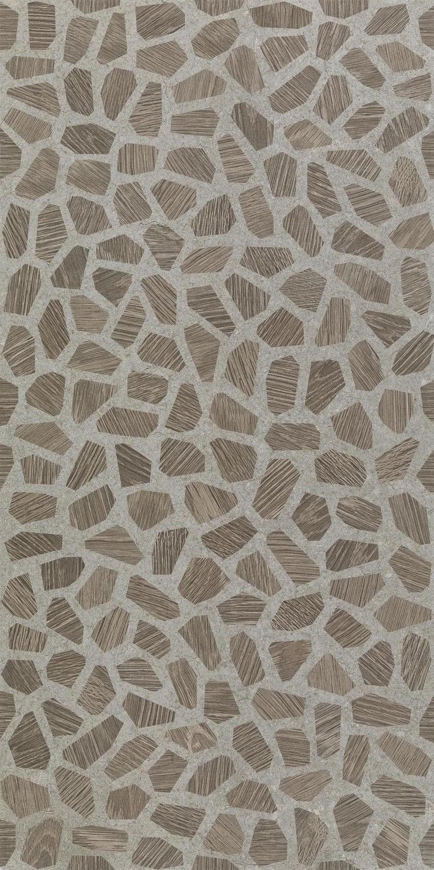 PEWTER SMOKE FACET NAT/RET 30X60 