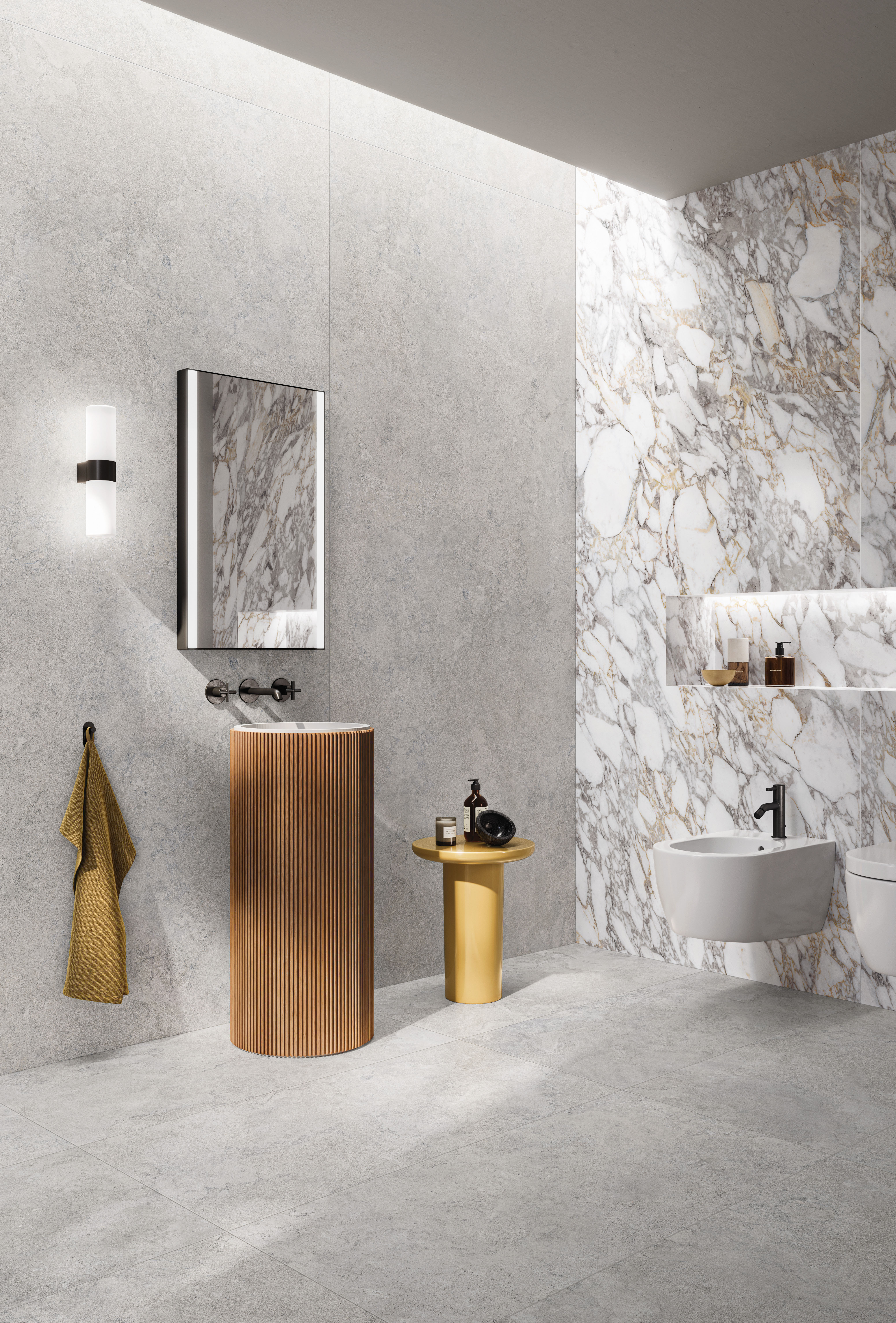 Ванная в стиле organic luxury от Flaviker