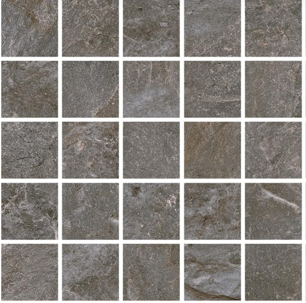 GREY DOLOMITE 2,5X2,5 30X30 MosMOSAICO SU RETE