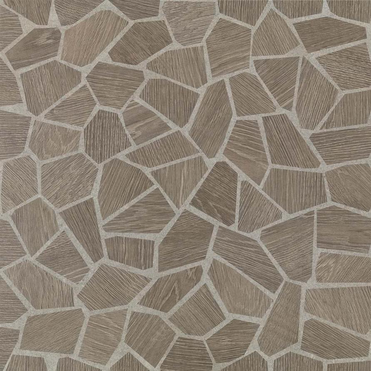 PEWTER SMOKE FACET NAT/RET 60X60 