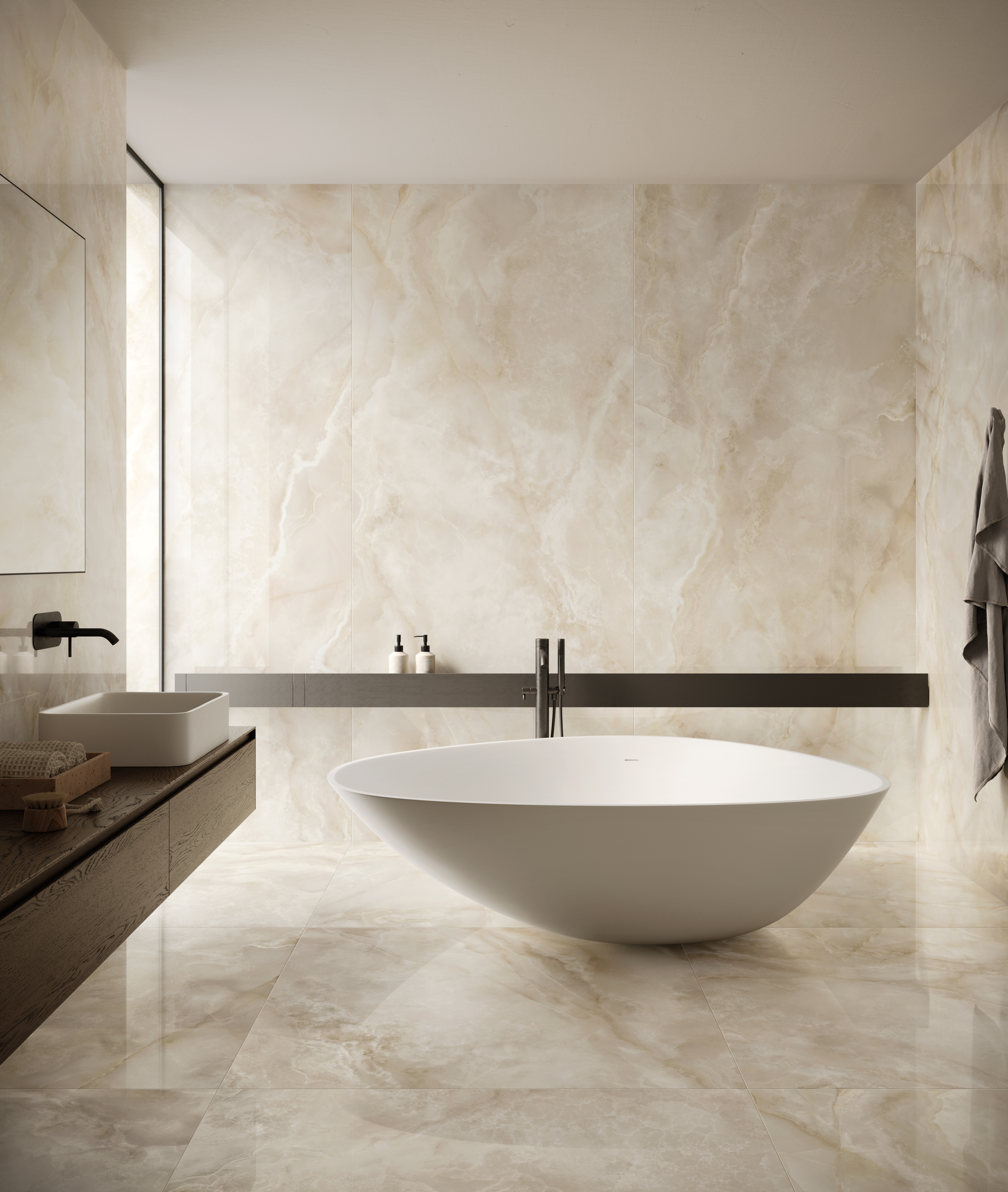 Ванная комната с Piemme Majestic Onyx 120×280