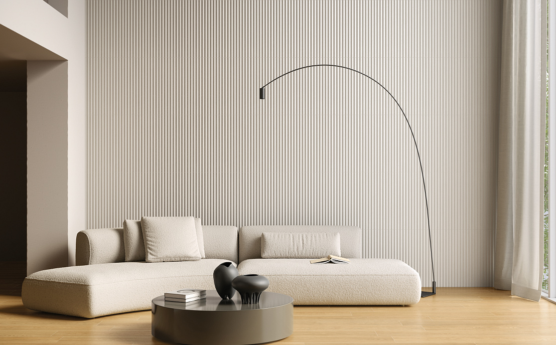 Гостиная в стиле Minimal-scandi от Piemme Ceramiche