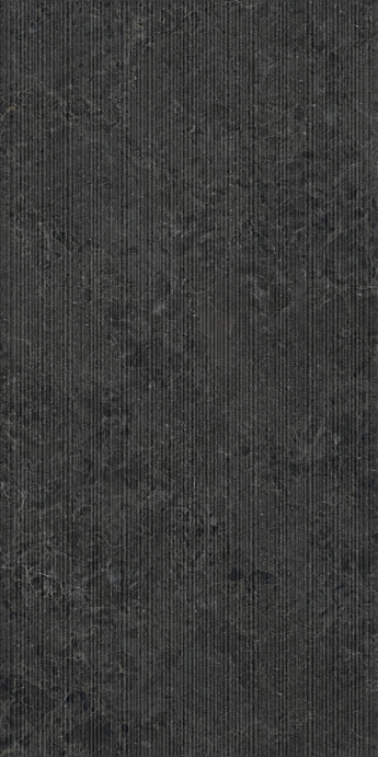 BELGIUM BLACK RIBBED NAT/RET 60X120