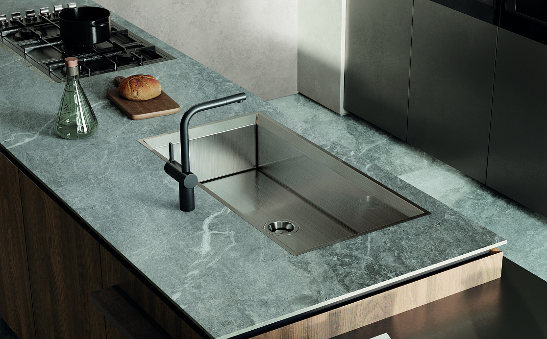 Кухня в стиле modern industrial minimalism от Flaviker