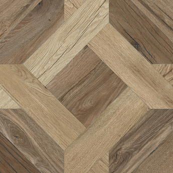NORDIK WOOD MANSION GOLD/BROWN (R) 60X60