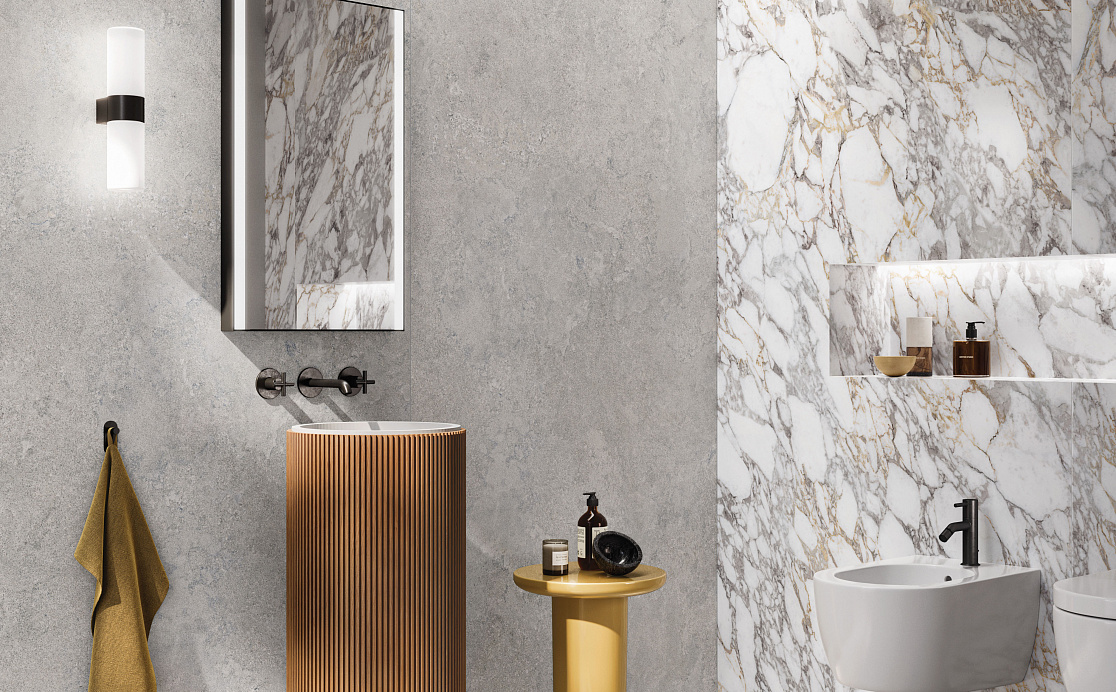 Ванная в стиле organic luxury от Flaviker