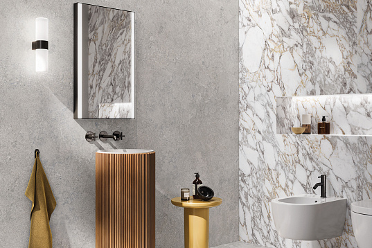 Ванная в стиле organic luxury от Flaviker