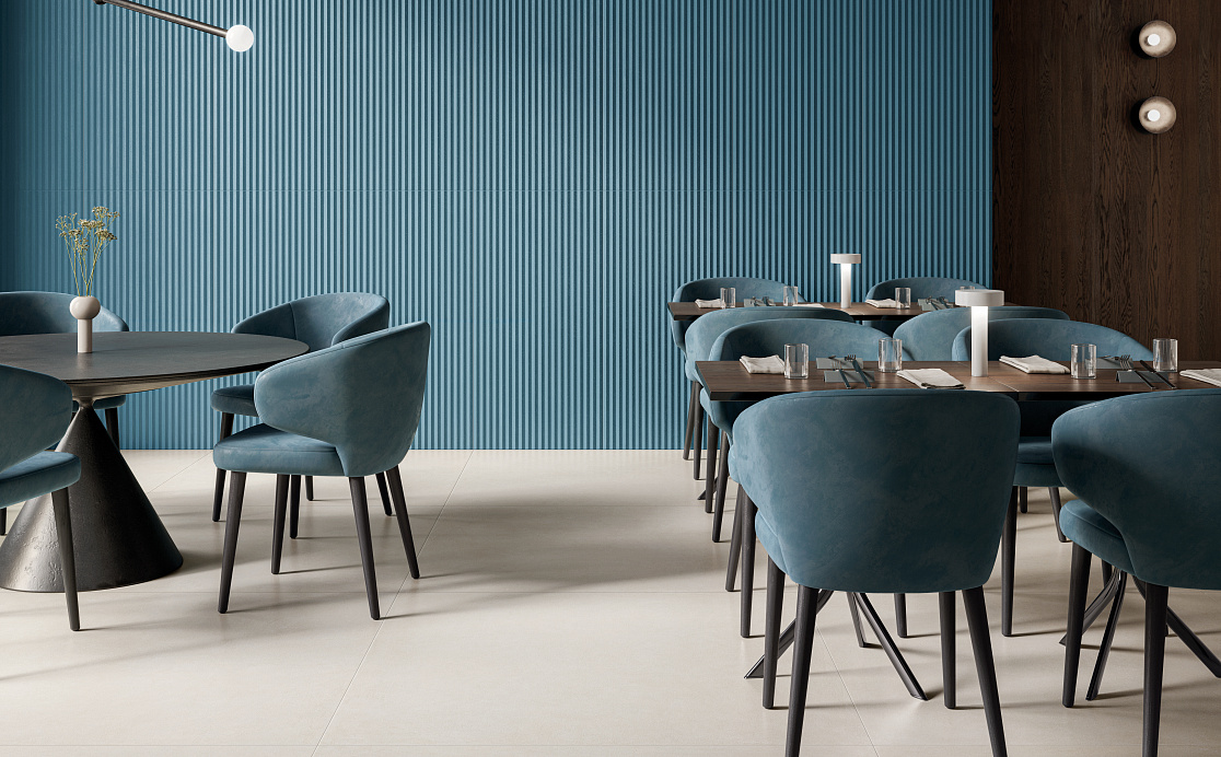 Homey Canneté от Piemme Ceramiche в отделке ресторана