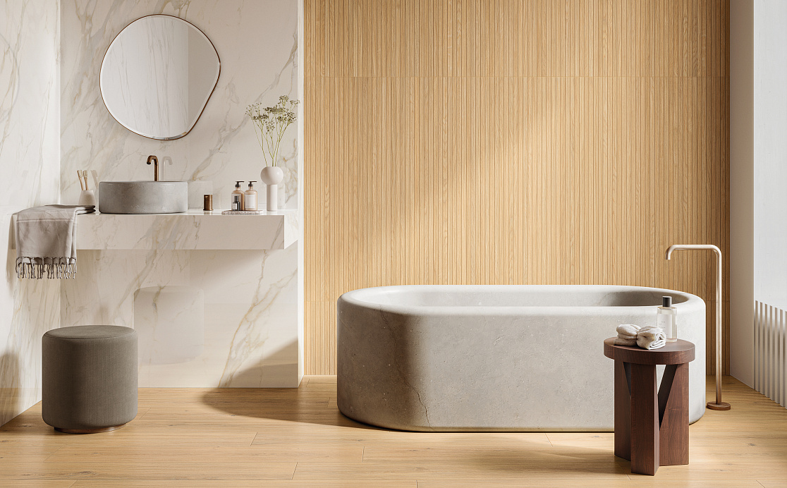 Ванная комната с Solorovere Pure от Piemme Ceramiche